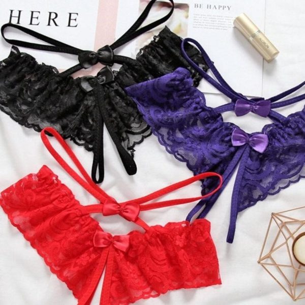 3Pcs Bow Panties