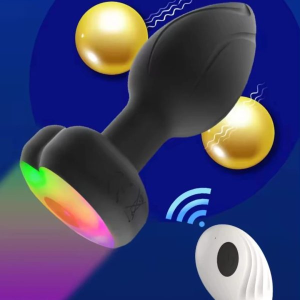 LED diode Anal Plug (Rainbow Butt plug)